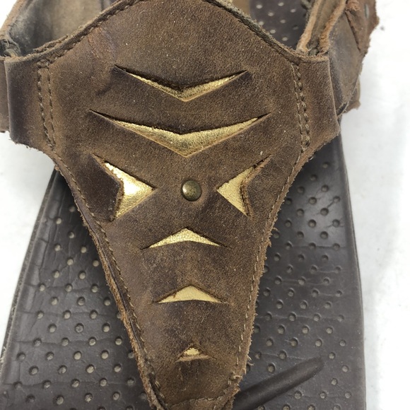 Skechers Raggae Sunshine Leather Flip Flop Sandals - Picture 8 of 11